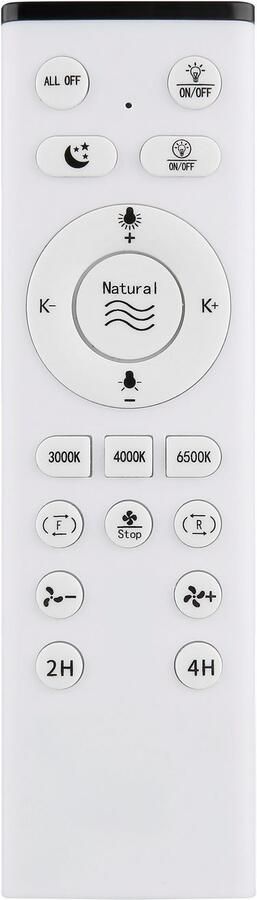 OTTO Globo Lightning Plafondlamp BLIZZAK Plafondventilator metaal zwart mat LED (1 stuk) - Foto 7