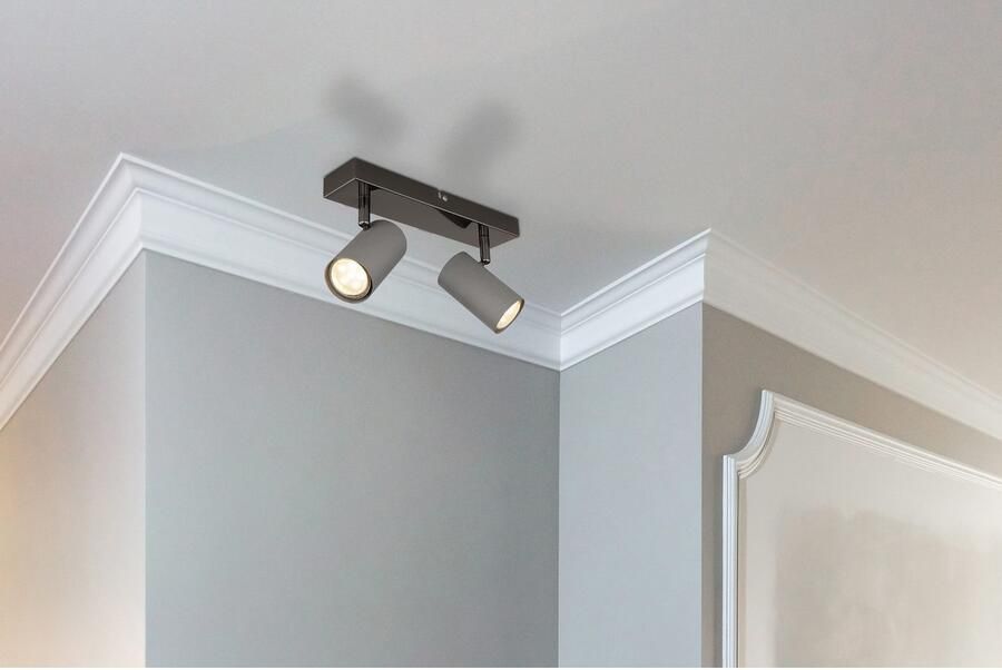 OTTO Globo Lightning Plafondspot Robby geschikt voor gu10 fitting lxbxh: 260x100x120mm (1 stuk)