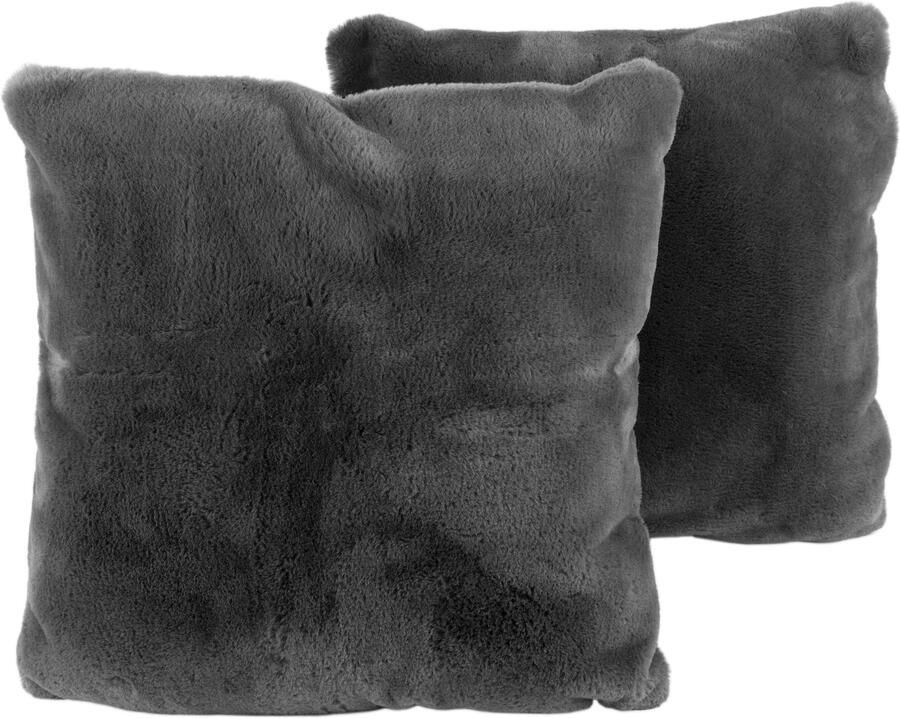 OTTO Kenda Sand Vachtkussen Decoratiekussens Aimee 625 2-pack Kussen inclusief vulling met pluizige stofhoes (1 stuk) - Foto 5