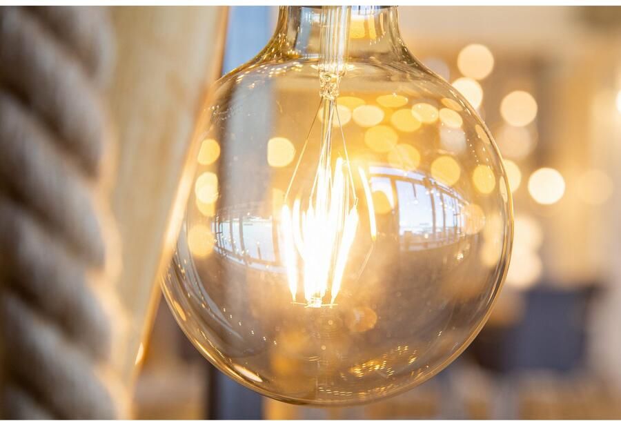 OTTO Nowa Staande lamp Nerida Vloerlamp hout bruin 1x E27 (1 stuk) - Foto 3