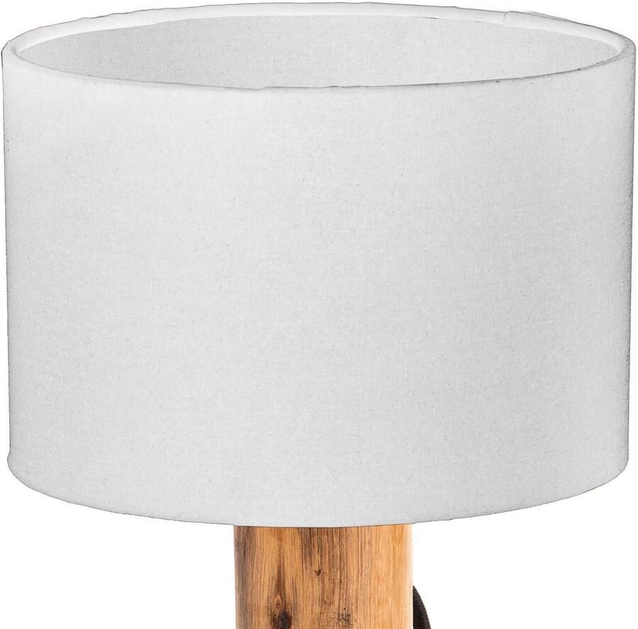 OTTO Nowa Tafellamp NORIN Tafellamp van natuurlijk hout 1x E14 (1 stuk)