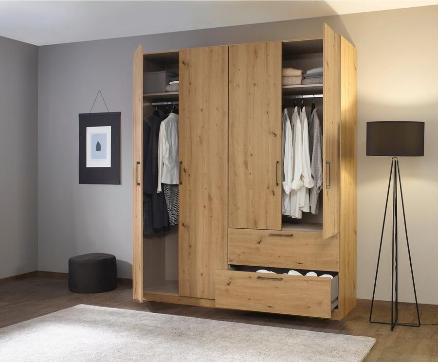 OTTO Slaapkamerserie Compleet slaapkamer Challenger (Set van 4 delen) Kast 2 breedtes bed 3 breedtes 2 nachttafels MADE IN GERMANY - Foto 15