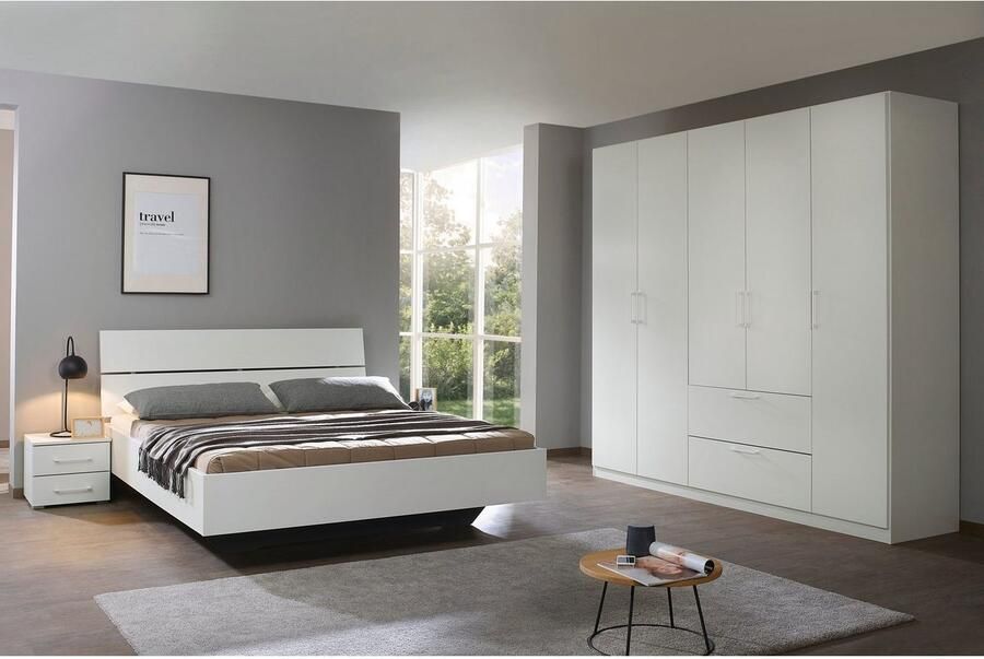 OTTO Slaapkamerserie Compleet slaapkamer Challenger (Set van 4 delen) Kast 2 breedtes bed 3 breedtes 2 nachttafels MADE IN GERMANY - Foto 19