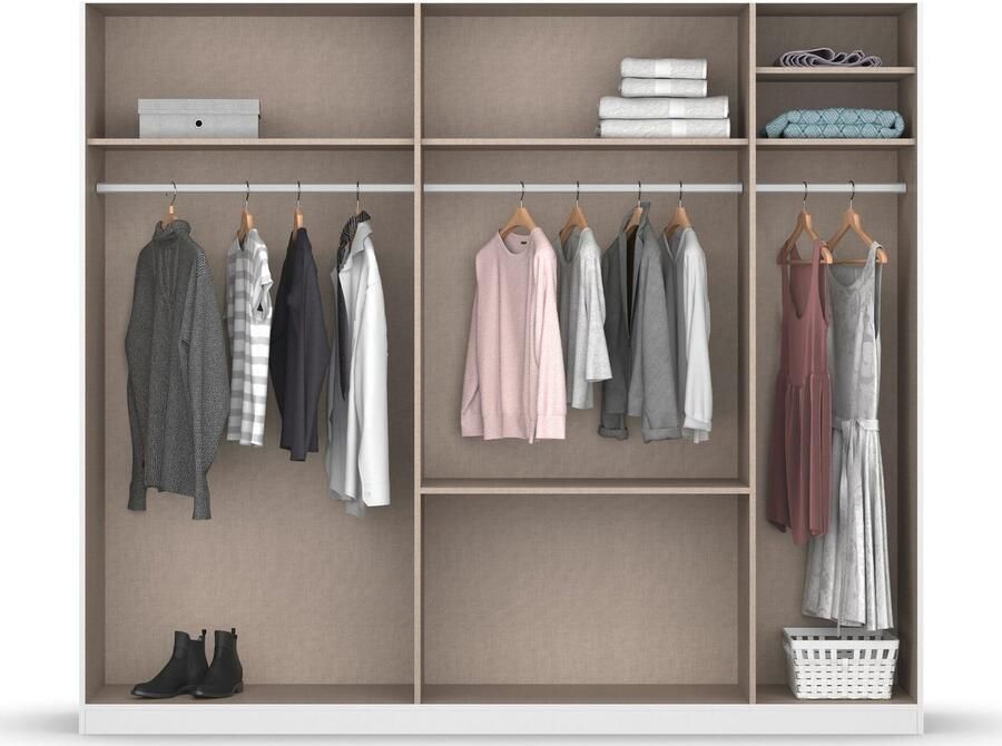 OTTO Slaapkamerserie Compleet slaapkamer Challenger (Set van 4 delen) Kast 2 breedtes bed 3 breedtes 2 nachttafels MADE IN GERMANY - Foto 15