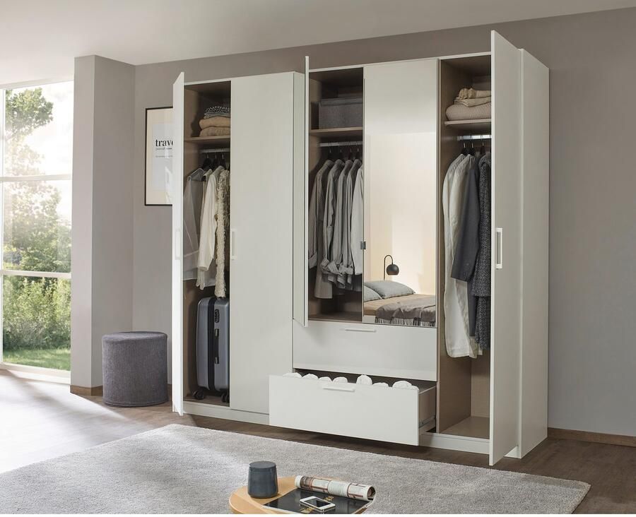 OTTO Slaapkamerserie Compleet slaapkamer Challenger (Set van 4 delen) Kast 2 breedtes bed 3 breedtes 2 nachttafels MADE IN GERMANY - Foto 12