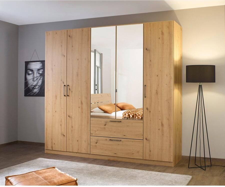 OTTO Slaapkamerserie Compleet slaapkamer Challenger (Set van 4 delen) Kast 2 breedtes bed 3 breedtes 2 nachttafels MADE IN GERMANY - Foto 10