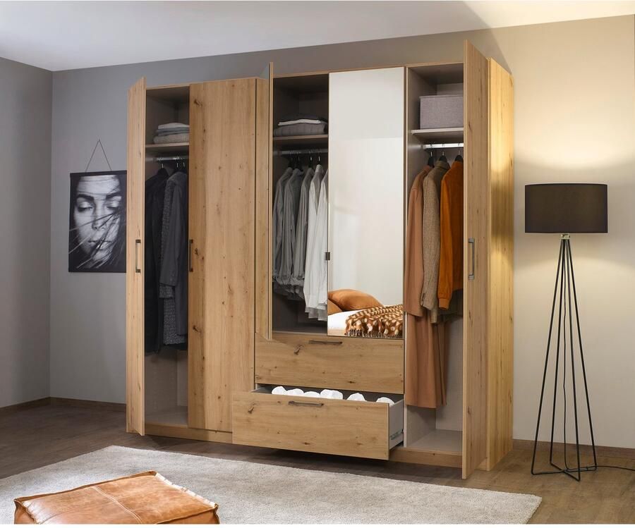 OTTO Slaapkamerserie Compleet slaapkamer Challenger (Set van 4 delen) Kast 2 breedtes bed 3 breedtes 2 nachttafels MADE IN GERMANY - Foto 11