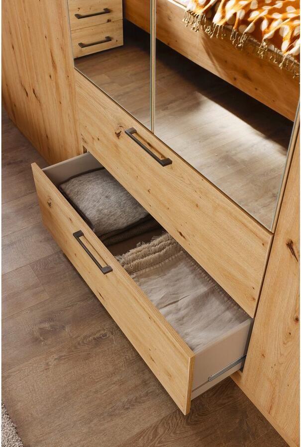 OTTO Slaapkamerserie Compleet slaapkamer Challenger (Set van 4 delen) Kast 2 breedtes bed 3 breedtes 2 nachttafels MADE IN GERMANY - Foto 20