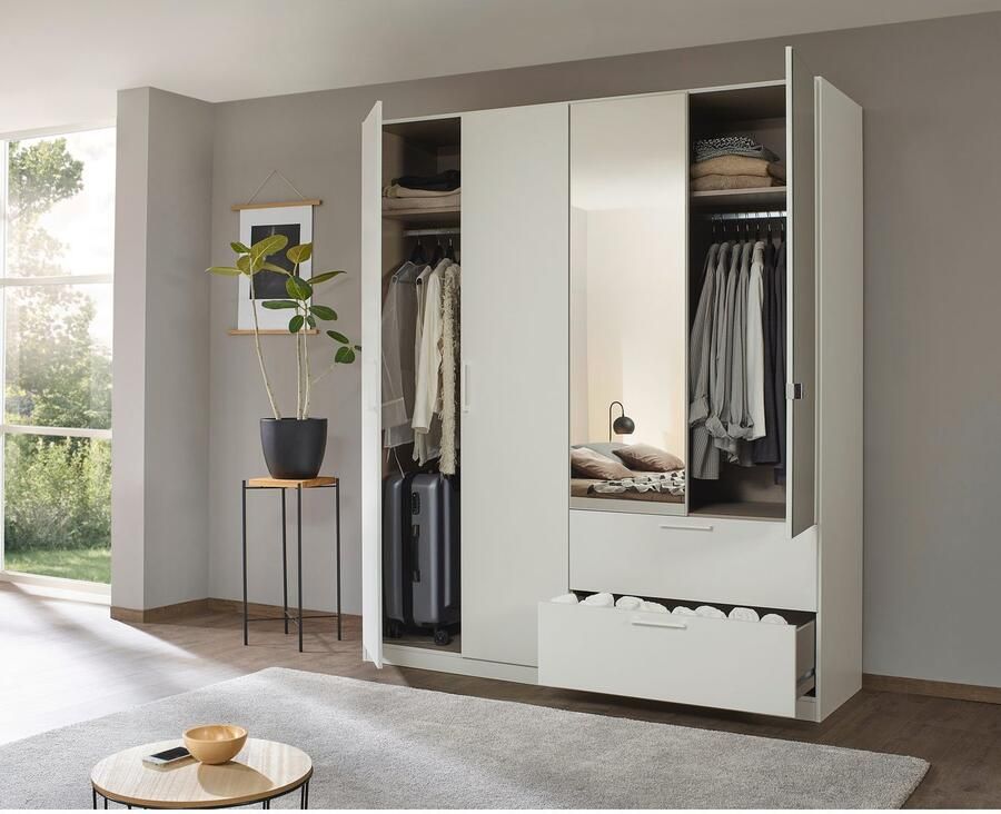 OTTO Slaapkamerserie Compleet slaapkamer Challenger (Set van 4 delen) Kast 2 breedtes bed 3 breedtes 2 nachttafels MADE IN GERMANY - Foto 14