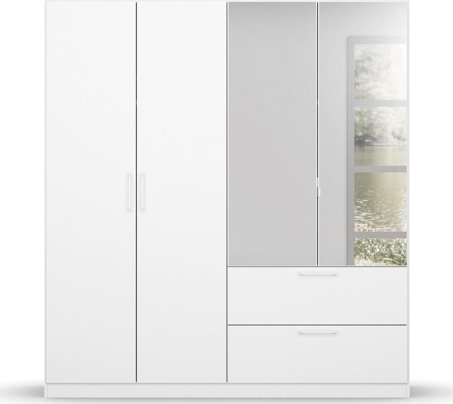 OTTO Slaapkamerserie Compleet slaapkamer Challenger (Set van 4 delen) Kast 2 breedtes bed 3 breedtes 2 nachttafels MADE IN GERMANY - Foto 10