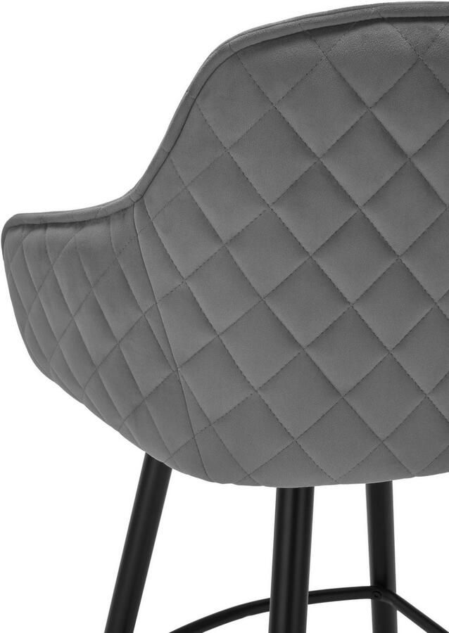 OTTO Stolkom Barkruk EMMA Comfort zithoogte 73 cm 180° draaibaar auto return functie (set 2 stuks) - Foto 4