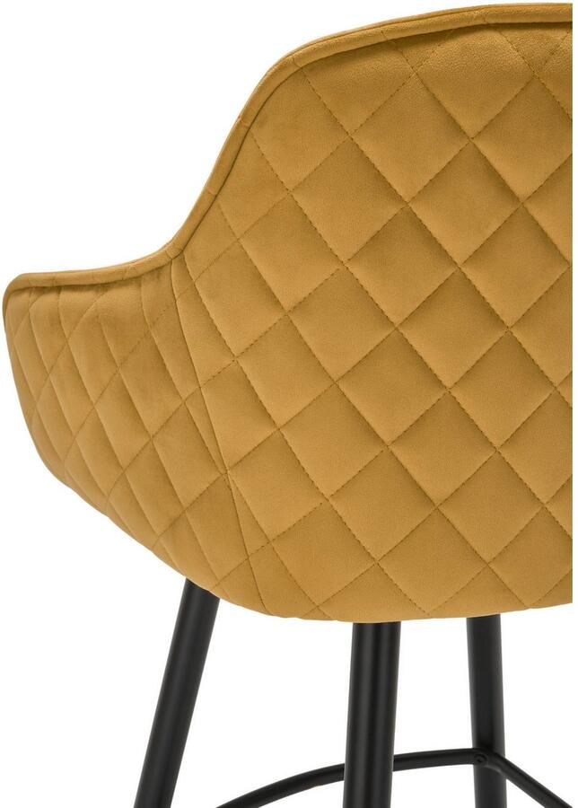 OTTO Stolkom Barkruk EMMA Comfort zithoogte 73 cm 180° draaibaar auto return functie (set 2 stuks) - Foto 4