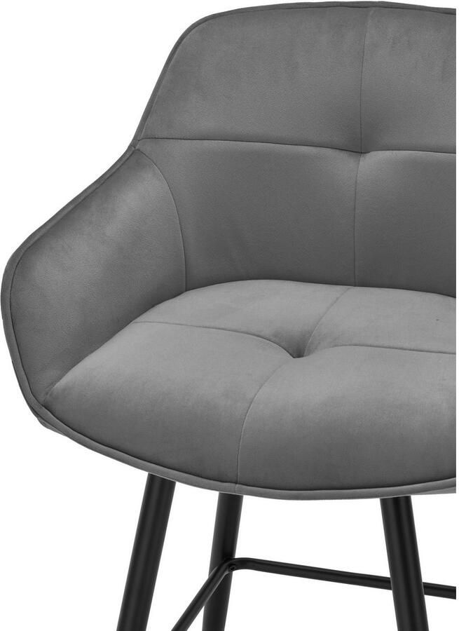 OTTO Stolkom Barkruk EMMA Comfort zithoogte 73 cm 180° draaibaar auto return functie (set 2 stuks) - Foto 3