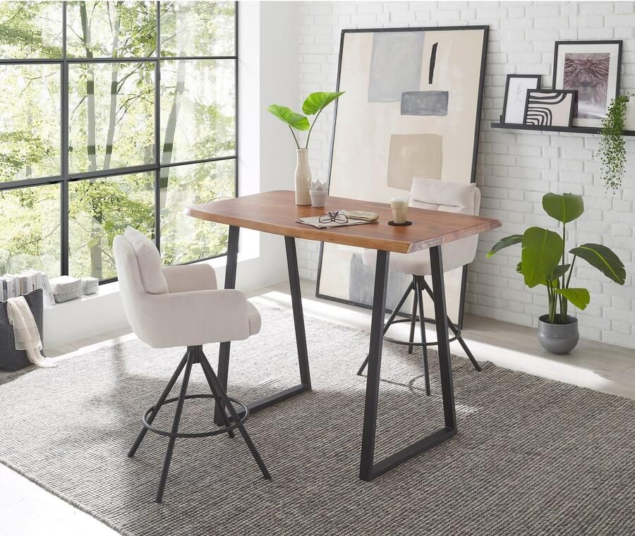 OTTO Stolkom Barkruk Sofia Comfort zithoogte 70 cm 180° draaibaar auto return functie (set 2 stuks) - Foto 3