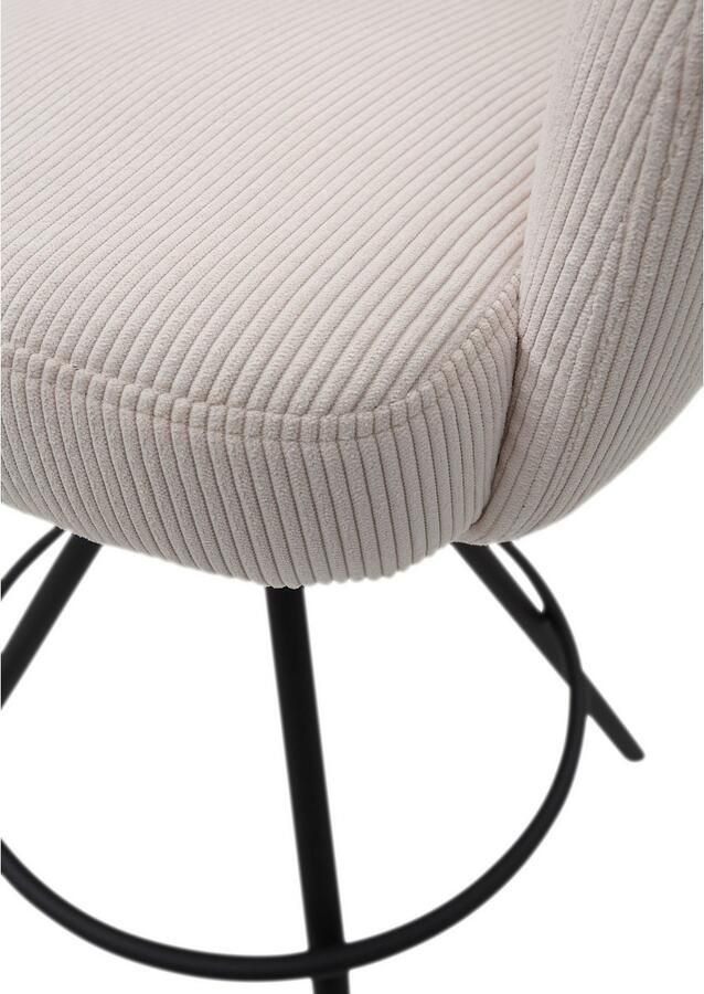 OTTO Stolkom Barkruk Sofia Comfort zithoogte 70 cm 180° draaibaar auto return functie (set 2 stuks) - Foto 5