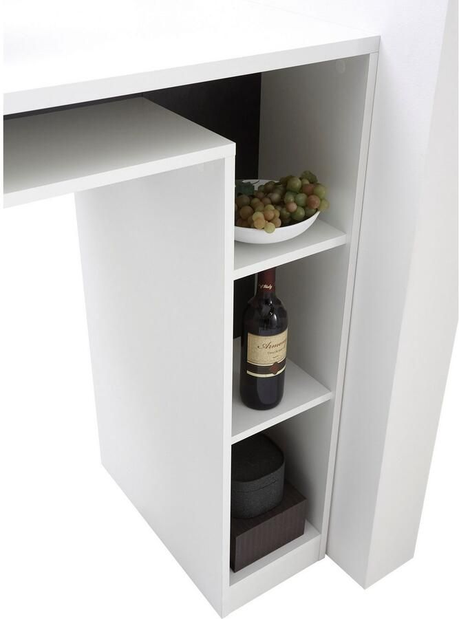 OTTO Stolkom Bartafel Bay wit tafel met opbergruimte