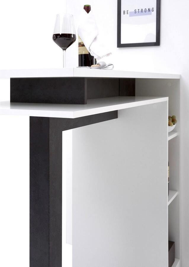 OTTO Stolkom Bartafel Bay wit tafel met opbergruimte - Foto 3