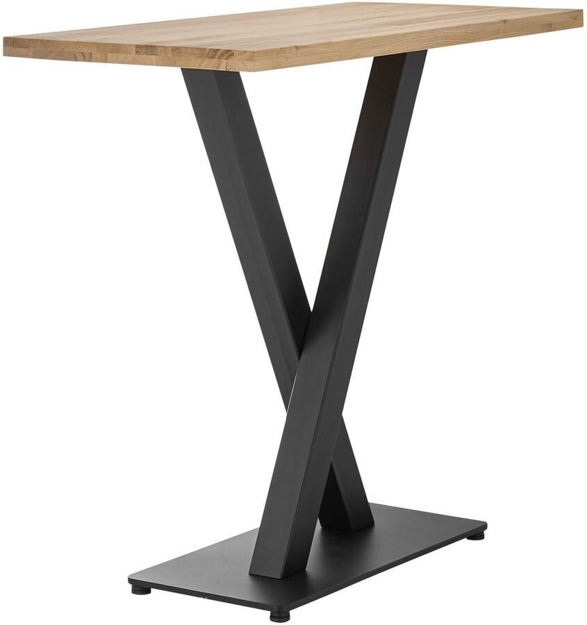 OTTO Stolkom Bartafel Duke eik massief hout geolied hoge tafel BxHxD 120x104x60 cm - Foto 3