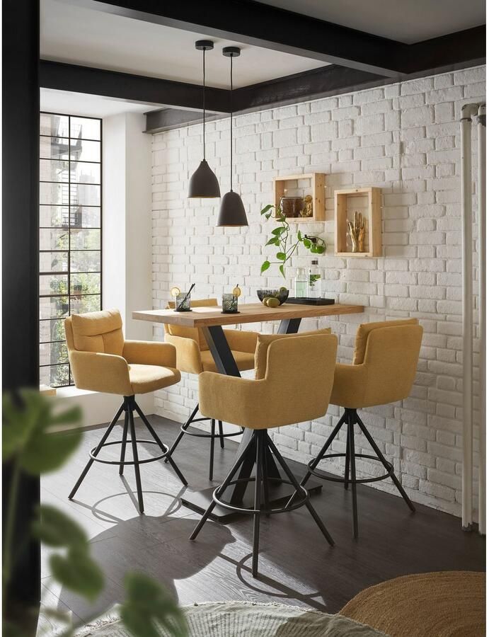 OTTO Stolkom Barkruk Sofia Comfort zithoogte 70 cm 180° draaibaar auto return functie (set 2 stuks) - Foto 2