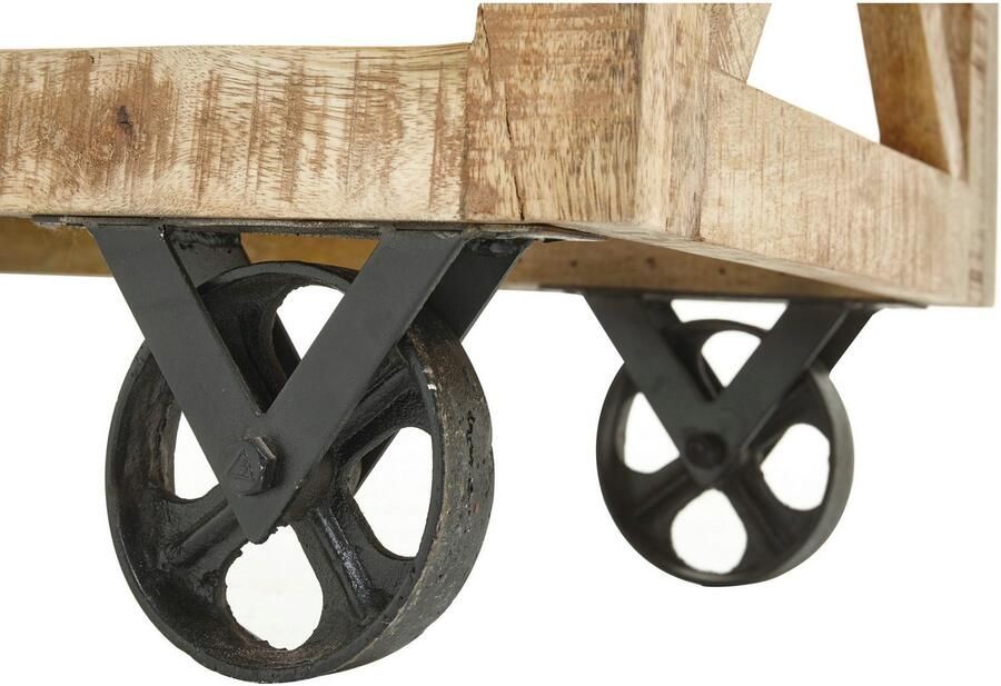 OTTO Stolkom Bartafel FERDI Massief hout barwagen op wielen inclusief dienblad - Foto 5