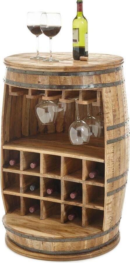 OTTO Stolkom Bartafel Fiasko Massief mango hout in vintage stijl - Foto 5