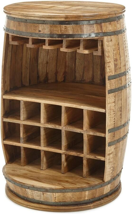 OTTO Stolkom Bartafel Fiasko Massief mango hout in vintage stijl - Foto 4