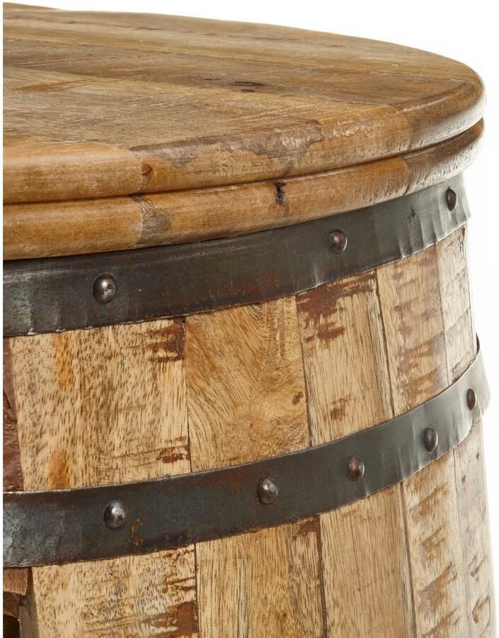 OTTO Stolkom Bartafel Fiasko Massief mango hout in vintage stijl