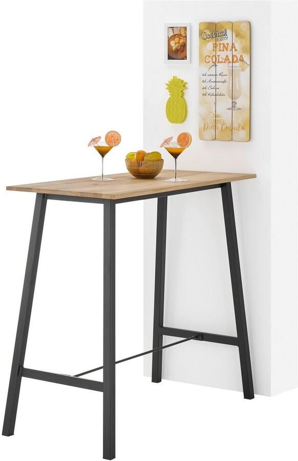OTTO Stolkom Bartafel Kent eik massief hout geolied hoge tafel BxHxD 120x104x60 cm - Foto 7