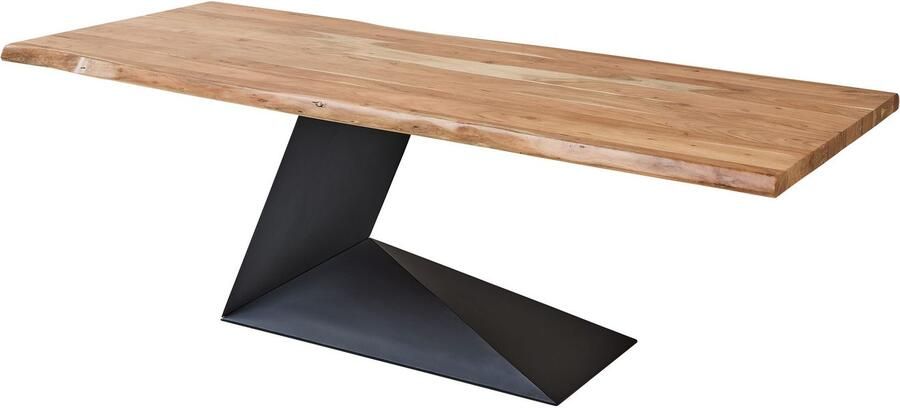 OTTO Stolkom Eettafel Alan eettafel massief hout keuze uit 240 of 200 cm breed Massief acacia oppervlaktebelasting van de tafel ca. 90 kg - Foto 11