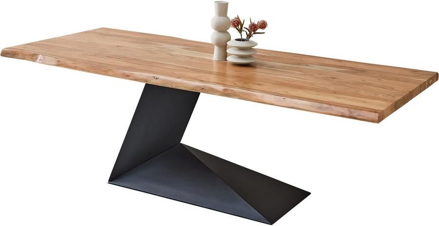 OTTO Stolkom Eettafel Alan eettafel massief hout keuze uit 240 of 200 cm breed Massief acacia oppervlaktebelasting van de tafel ca. 90 kg - Foto 10