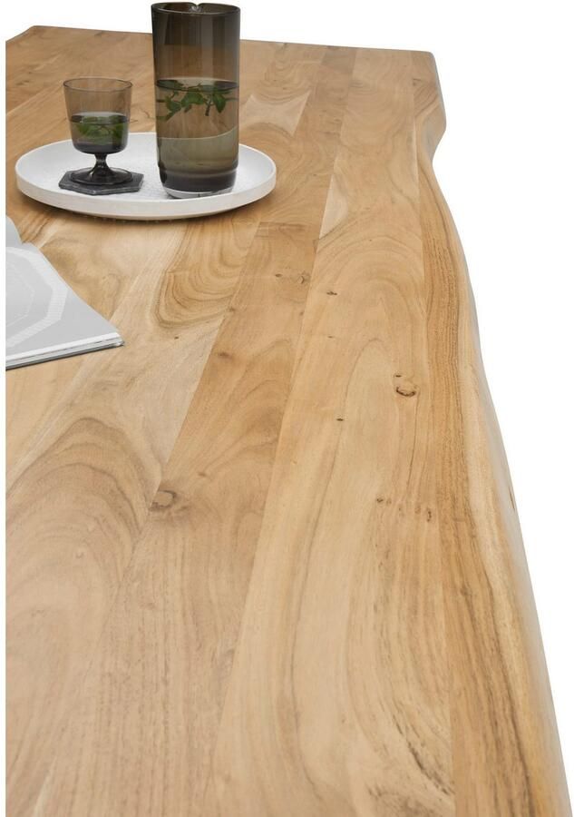 OTTO Stolkom Eettafel Alan eettafel massief hout keuze uit 240 of 200 cm breed Massief acacia oppervlaktebelasting van de tafel ca. 90 kg - Foto 2