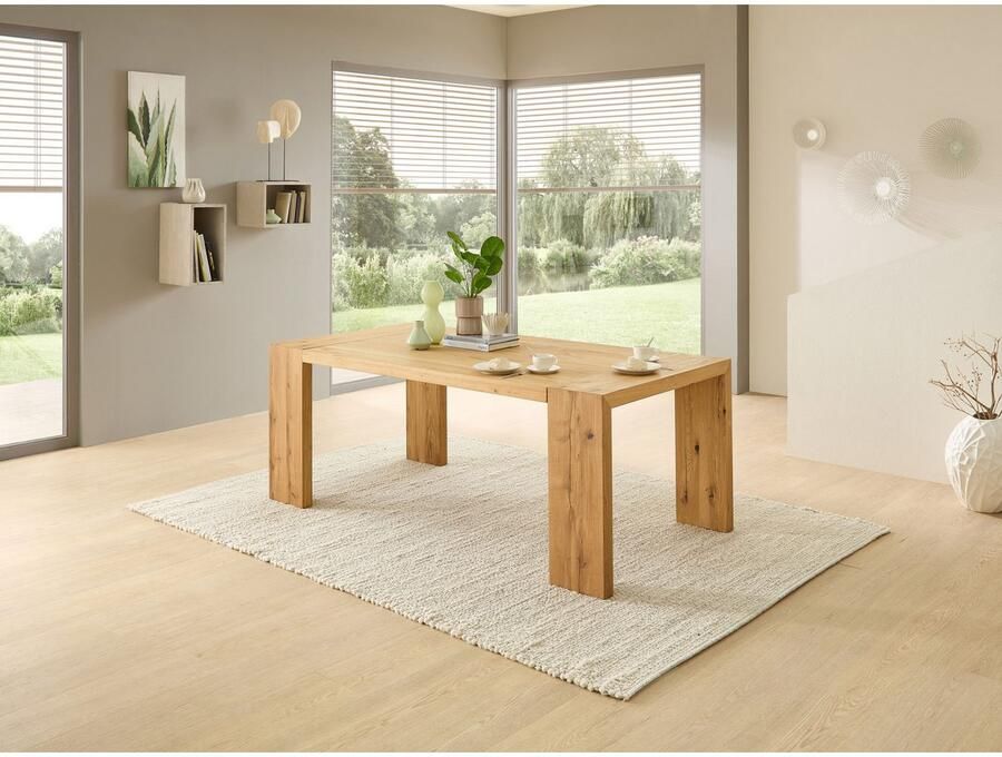 OTTO Stolkom Eettafel Anno eettafel eik massief hout geolied FSC BxHxD 200x76x100 cm Massief eiken geolied FSC -gecertificeerd oppervlaktebelasting tot 90 kg - Foto 2