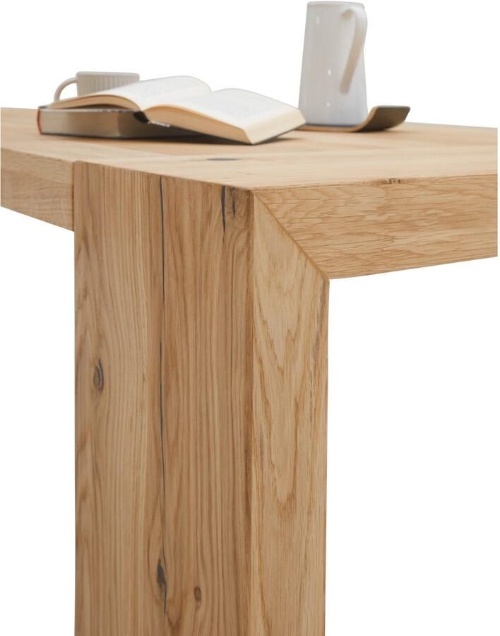 OTTO Stolkom Eettafel Anno eettafel eik massief hout geolied FSC BxHxD 200x76x100 cm Massief eiken geolied FSC -gecertificeerd oppervlaktebelasting tot 90 kg