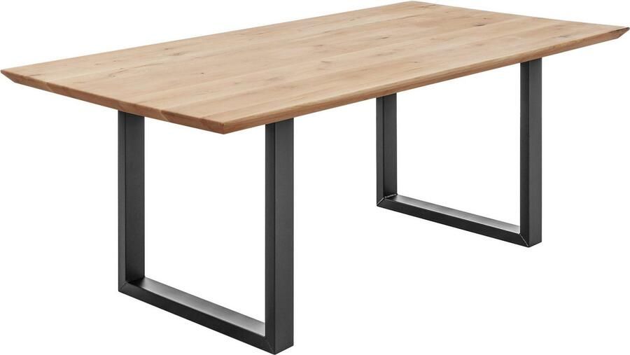 OTTO Stolkom Eettafel Bennet Eik massief hout tafel met Zwitserse rand - Foto 9