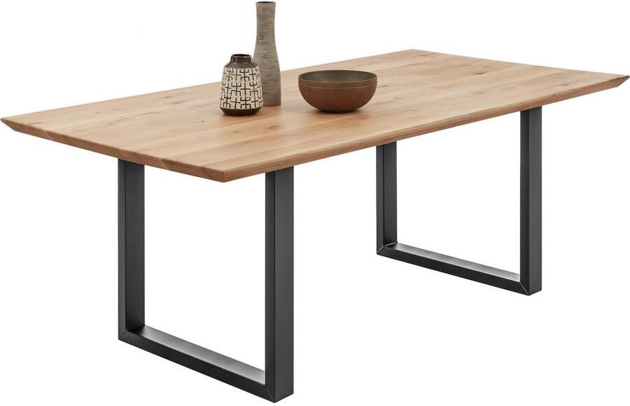 OTTO Stolkom Eettafel Bennet Eik massief hout tafel met Zwitserse rand - Foto 8