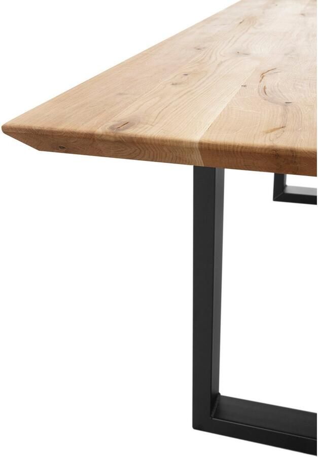 OTTO Stolkom Eettafel Bennet Eik massief hout tafel met Zwitserse rand - Foto 2