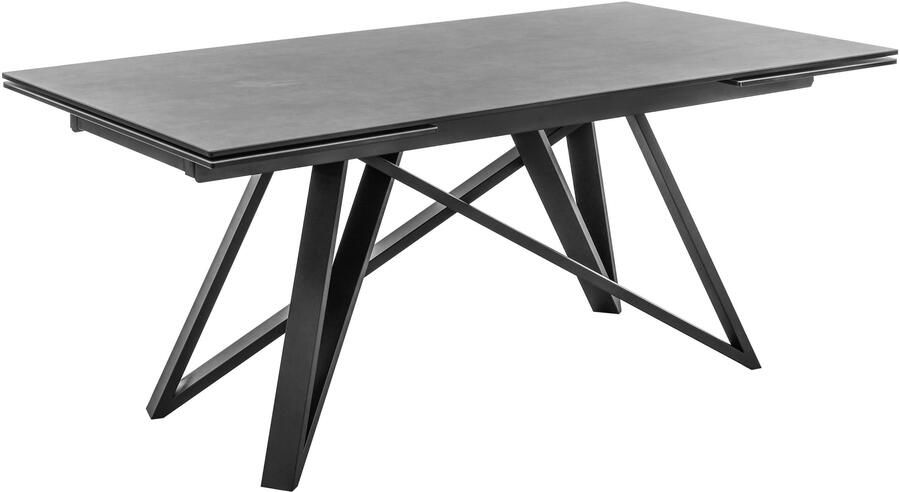 OTTO Stolkom Eettafel Charly eettafel keramiek uitschuifbaar tot 280 cm BxHxD 180x75x95 cm Keramische oppervlakte tafelblad aan beide zijden uittrekbaar van 180 naar 280 cm - Foto 8