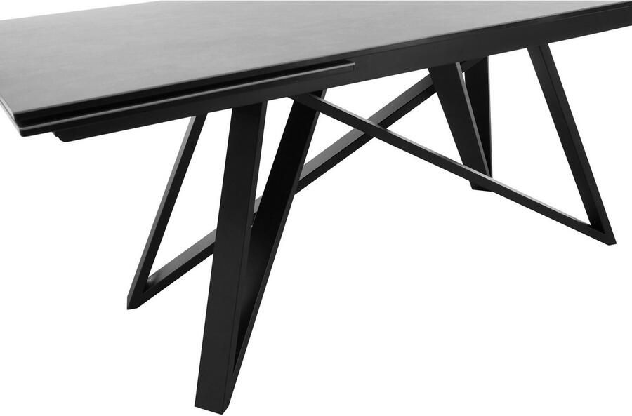 OTTO Stolkom Eettafel Charly eettafel keramiek uitschuifbaar tot 280 cm BxHxD 180x75x95 cm Keramische oppervlakte tafelblad aan beide zijden uittrekbaar van 180 naar 280 cm - Foto 5