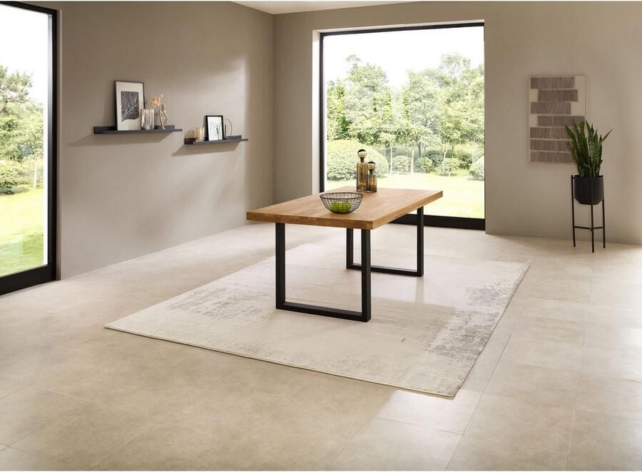 OTTO Stolkom Eettafel Chris eettafel eik massief hout BxHxD 110x47x70 cm