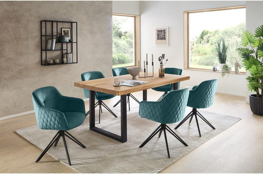 OTTO Stolkom Stoel met armleuningen EMMA 180 graden draaibaar met auto-return (set 2 stuks) - Foto 10