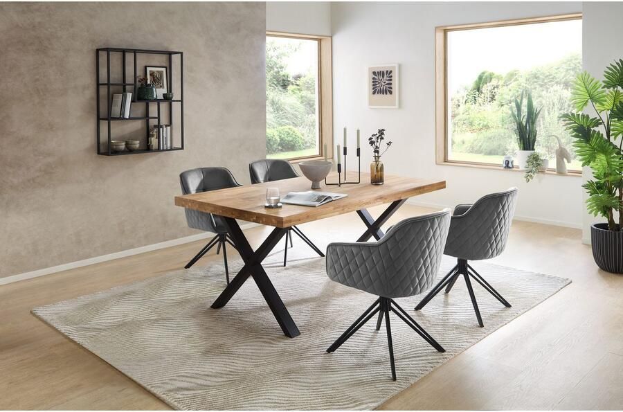 OTTO Stolkom Stoel met armleuningen EMMA 180 graden draaibaar met auto-return (set 2 stuks) - Foto 16