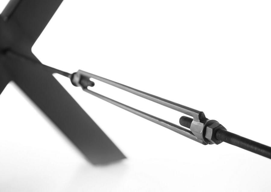 Emob Eettafel Mares rechthoekig 200cm mangohout Eettafels outlet Bruin; Zwart Hout; Metaal Eettafels outlet Op voorraad - Foto 4