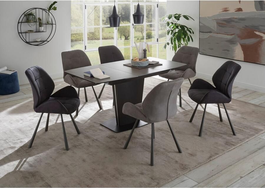 OTTO Stolkom Eettafel Sergio uitrekbaar van 120-160 cm keramiek