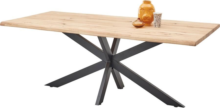OTTO Stolkom Eettafel TOM TOPSELLER! 200 cm breed massief eikenhout met boomrand - Foto 10