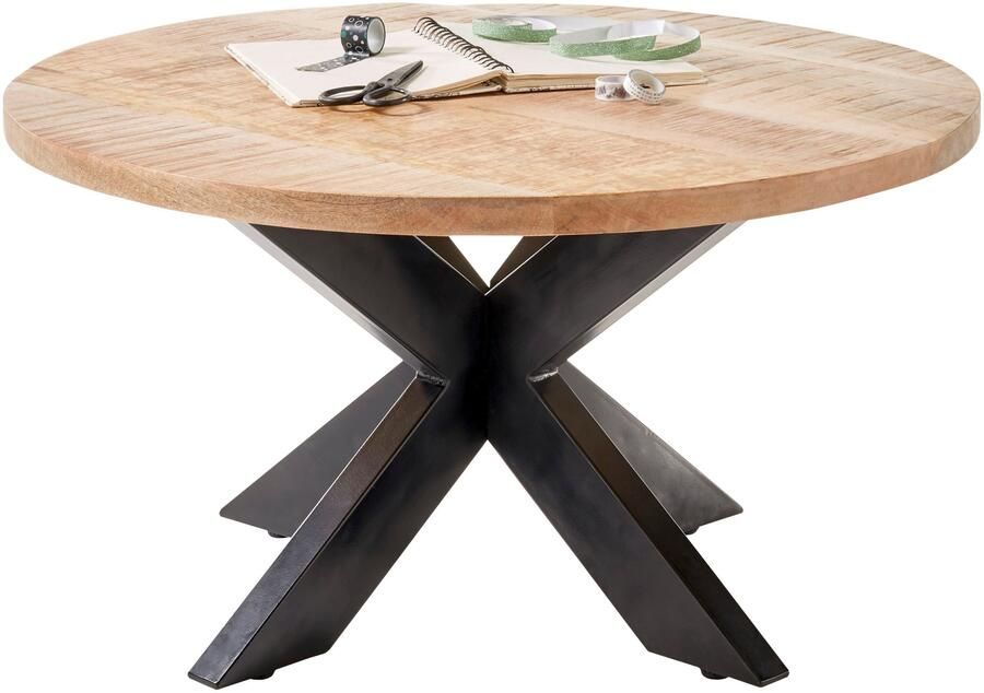 OTTO Stolkom Salontafel Ace rond tafel in massief mango - Foto 3