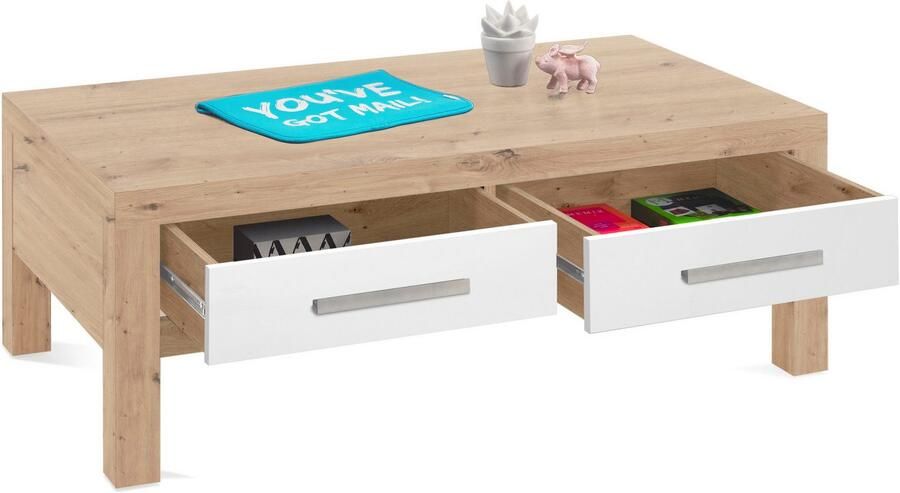 OTTO Stolkom Salontafel Balin 1 met lades tafel in canyon eik of artisan eik decor - Foto 2