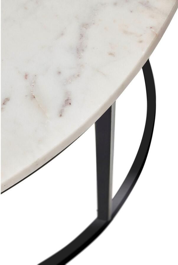 OTTO Stolkom Salontafel Belfort rond marmer tafel in wit of zwart - Foto 3
