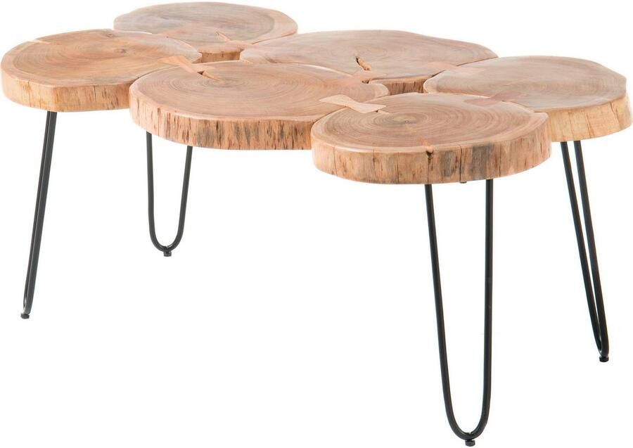 OTTO Stolkom Salontafel COLE Massief hout acacia keuze tussen salontafel of bijzettafel - Foto 2