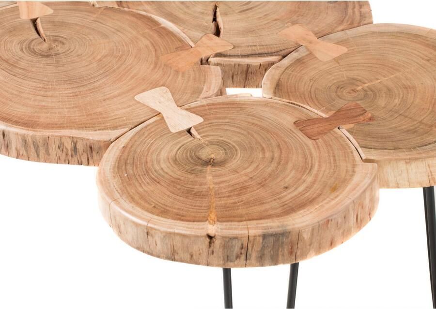 OTTO Stolkom Salontafel COLE Massief hout acacia keuze tussen salontafel of bijzettafel