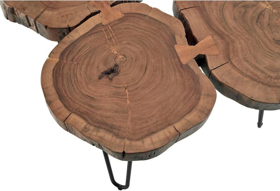 OTTO Stolkom Salontafel COLE Massief hout acacia keuze tussen salontafel of bijzettafel - Foto 2